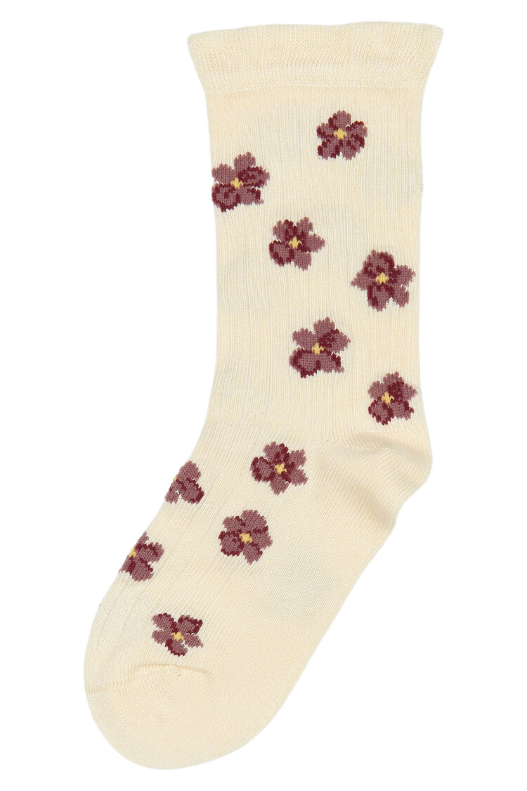 Minipop MiniPop- Frill Socks- Autumn Anemone