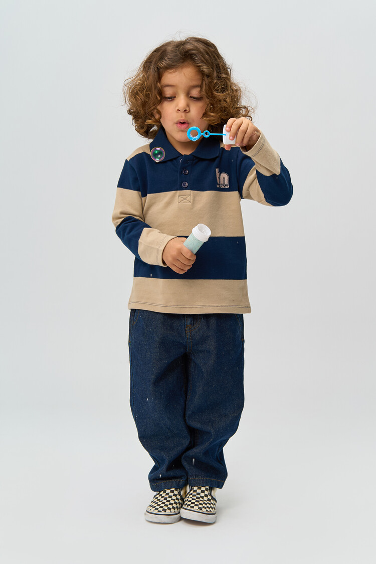 THE NEW TNSTRinon L_S Pique Polo