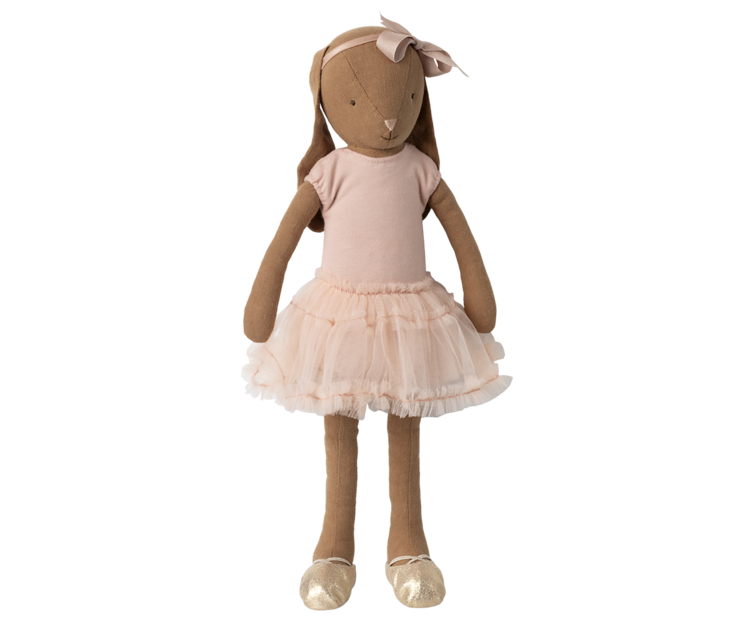 Maileg 16-5306-00 Bunny, Size 3 - Chocolate brown - Ballet suit