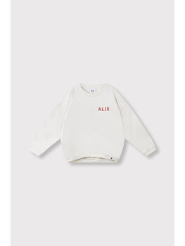 Alix mini Alix Mini - bull sleeve sweater- Ecru