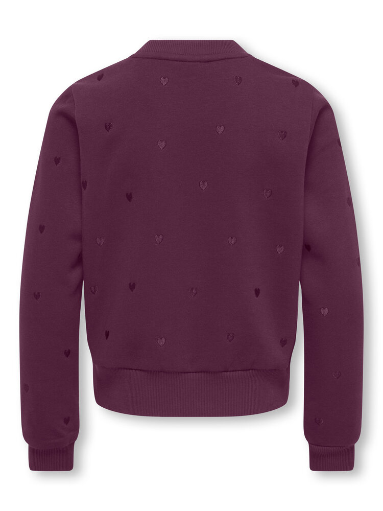 Only KOGATIKA L/S O-NECK EMB- Mauve