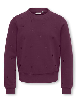 Only KOGATIKA L/S O-NECK EMB- Mauve