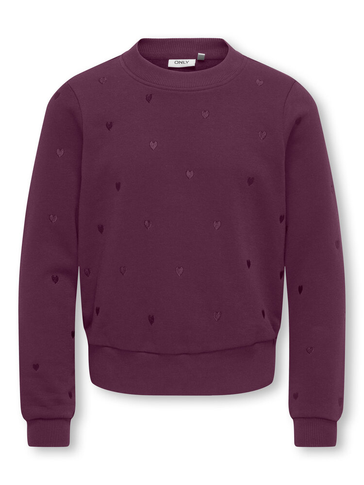 Only KOGATIKA L/S O-NECK EMB- Mauve