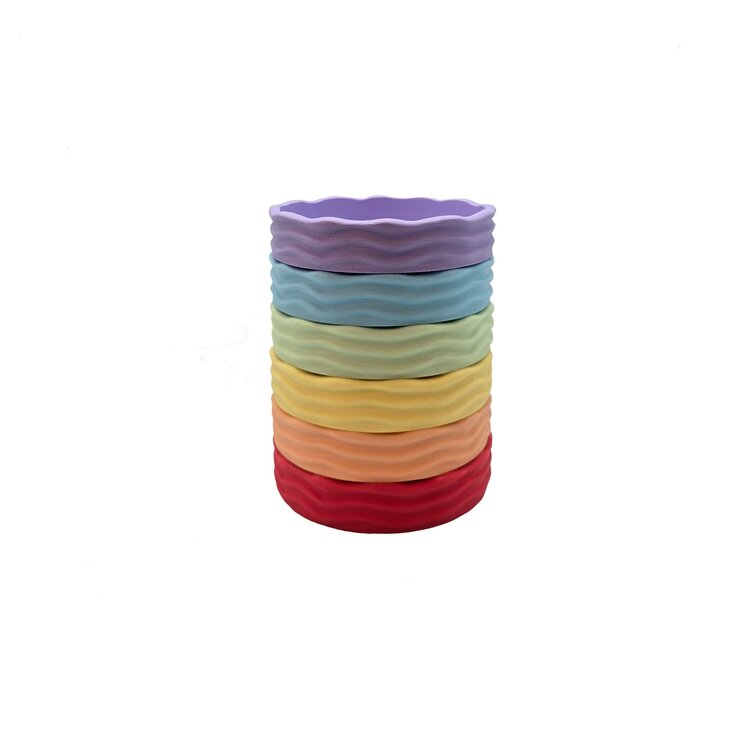 Grennn Grennn 'Wave' pastelbakjes set