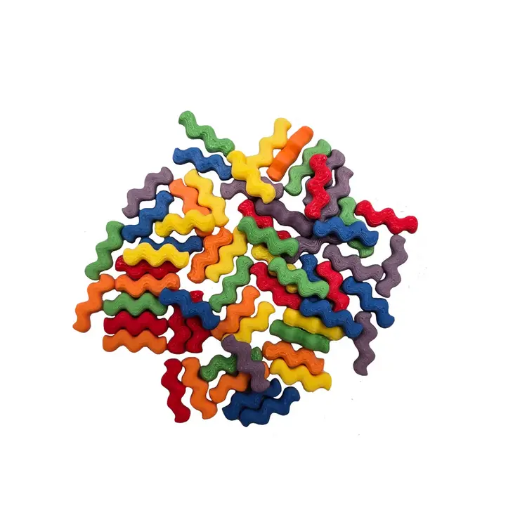 Grennn Grennn mini waves 60x regenboog