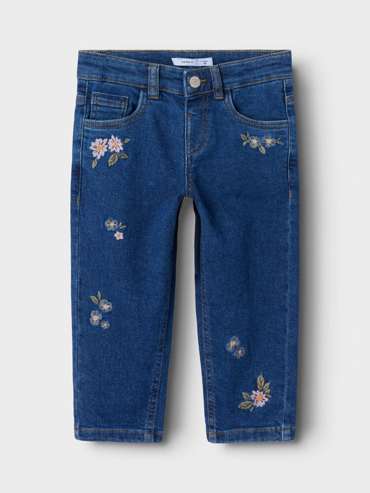 Name it NMFBELLA MOM EMB JEANS - FLOWER EMB
