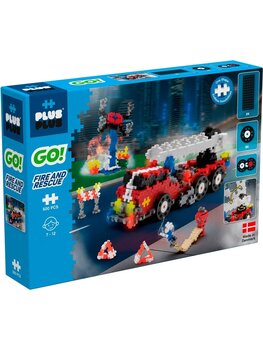 PlusPlus GO fire en rescue Plus-Plus: 500 stuks