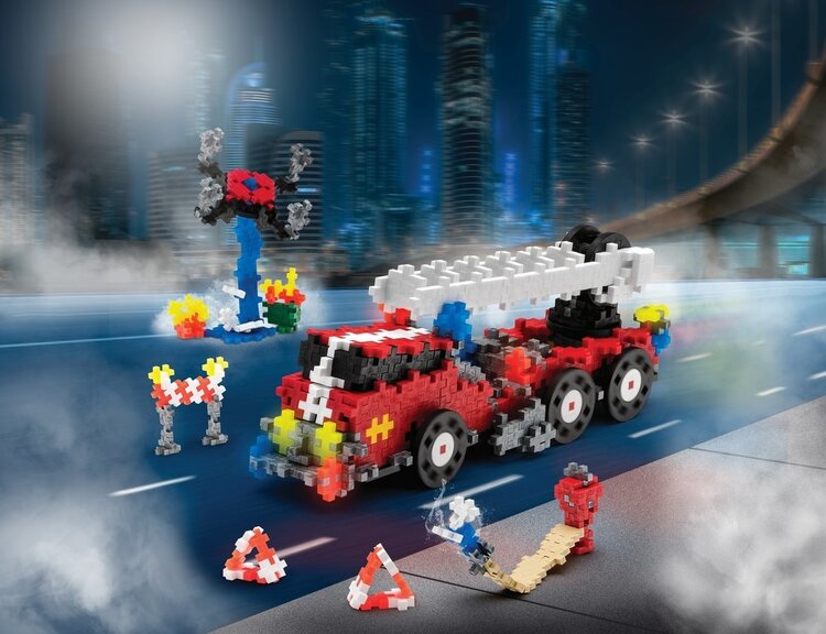 PlusPlus GO fire en rescue Plus-Plus: 500 stuks