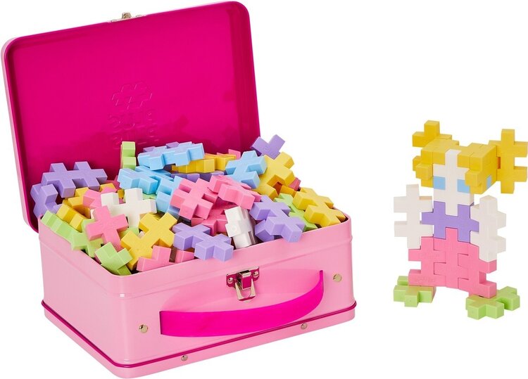 PlusPlus Opbergbox pastel BIG Plus-Plus: 70 stuks