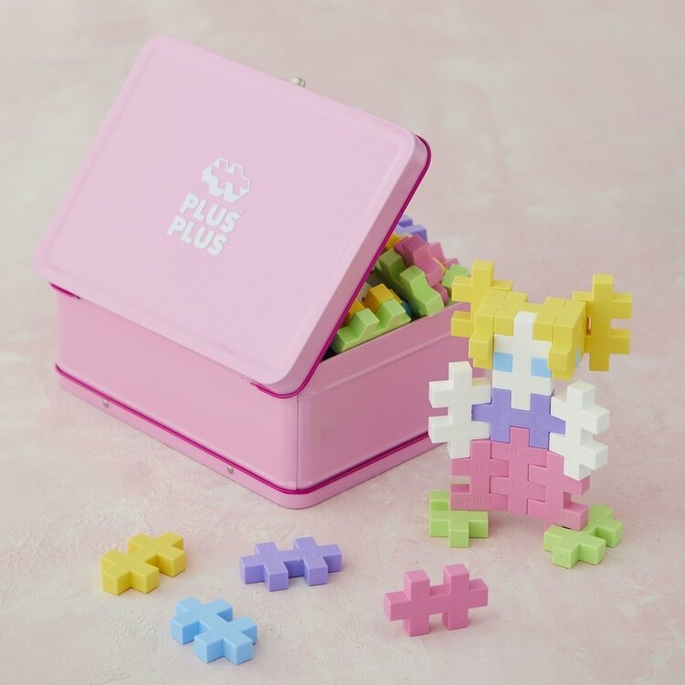 PlusPlus Opbergbox pastel BIG Plus-Plus: 70 stuks