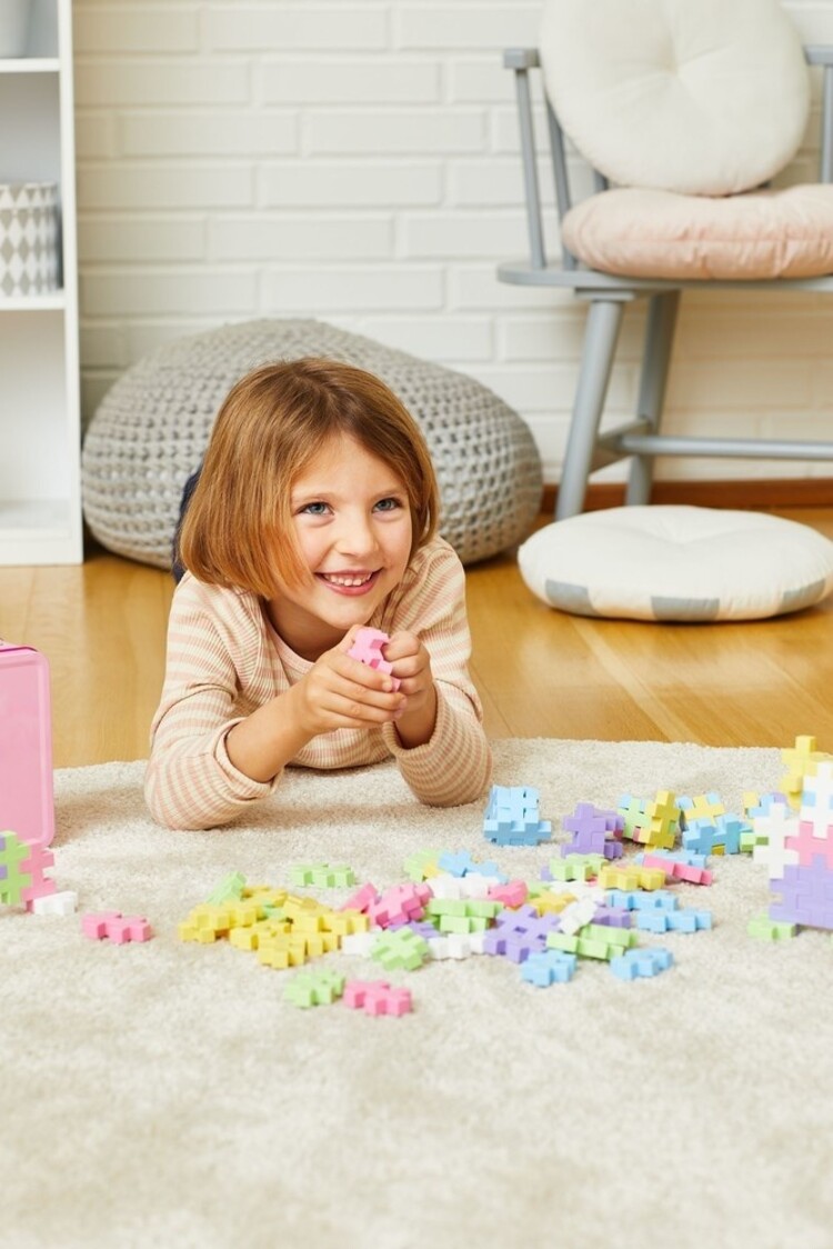 PlusPlus Opbergbox pastel BIG Plus-Plus: 70 stuks