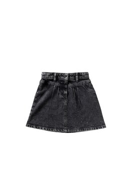 Your Wishes Stretch Denim | Glitter Skirt