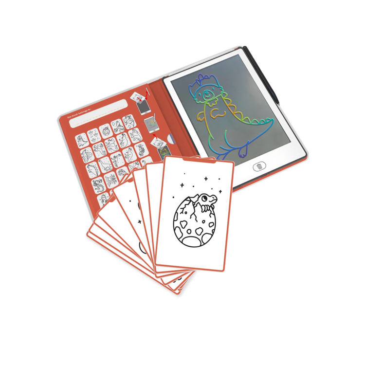 Kidywolf KIDYDRAW MINI- Tekenblok 30 Dinosaurussen