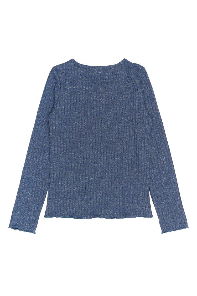 THE NEW TNRina L_S Glitter Rib Tee