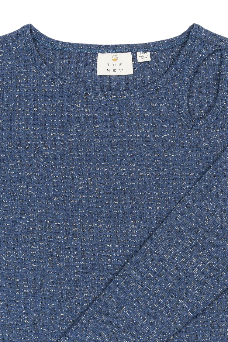 THE NEW TNRina L_S Glitter Rib Tee