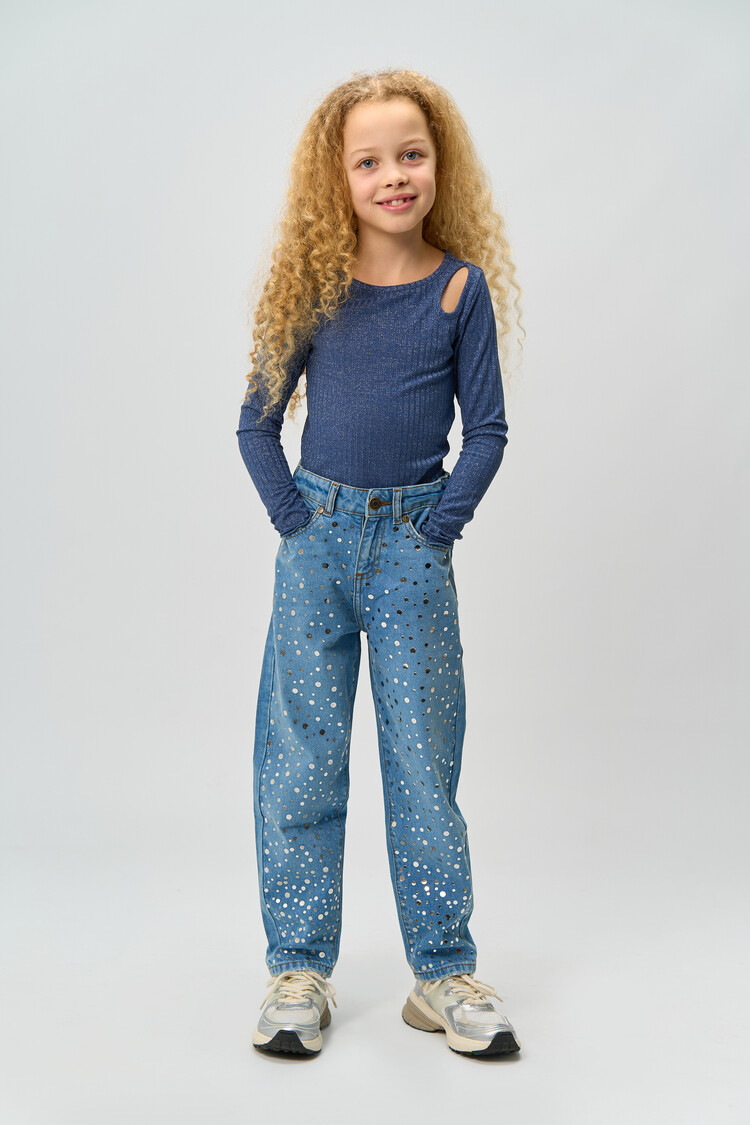 THE NEW TNRina L_S Glitter Rib Tee