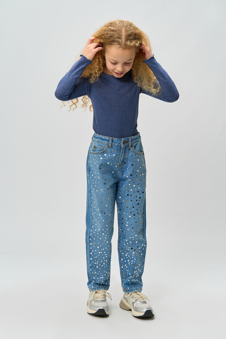 THE NEW TNRina L_S Glitter Rib Tee