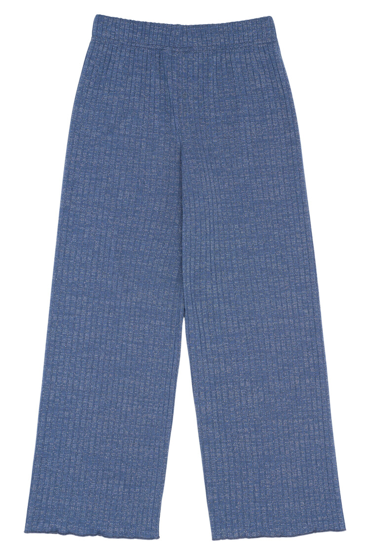 THE NEW TNRina Wide Glitter Rib Pants