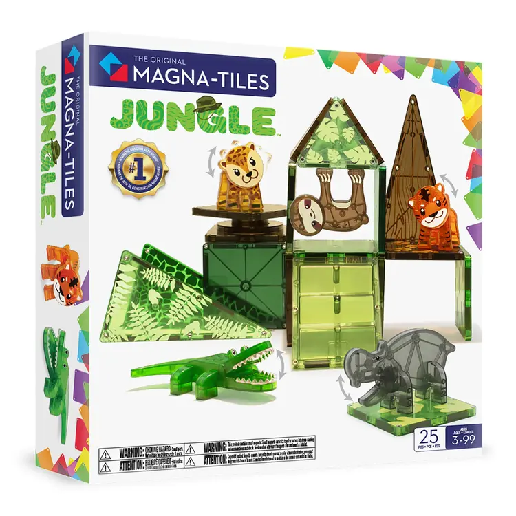 MagnaTiles MagnaTiles Safari  Jungle 25-Piece Set