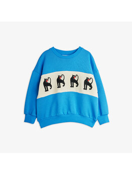 Mini Rodini Panther panel sweatshirt - Blue