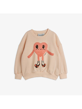 Mini Rodini Heart in shoes chenille sweatshirt