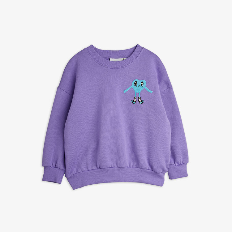 Mini Rodini Heart in shoes emb sweatshirt