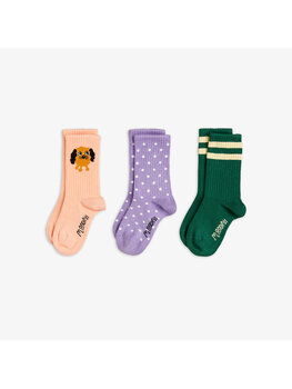 Mini Rodini Doggie 3-pack socks