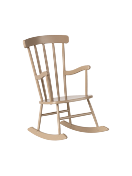 Maileg 11-5121-01 Rocking chair, Miniature - Dark sand