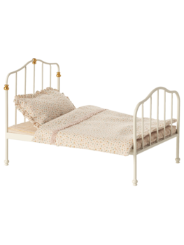 Maileg 11-5124-00 Vintage bed, Mouse - Off white