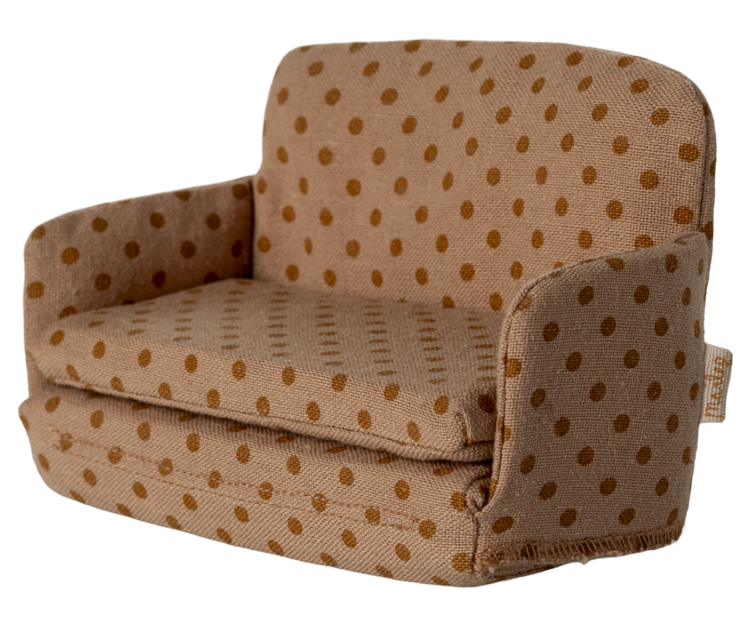 Maileg 11-5410-01 Sofa bed, Mouse - Dots