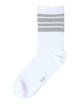 Name it NKFSILLE STRIPE SOCK- Grey