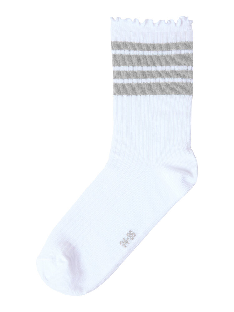 Name it NKFSILLE STRIPE SOCK- Grey