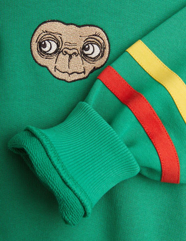 Mini Rodini E.T emb halfzip sweatshirt