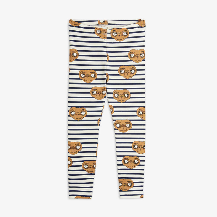 Mini Rodini E.T stripe aop leggings