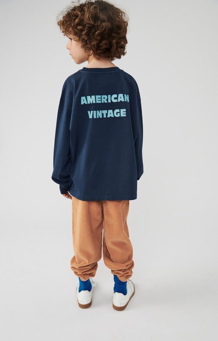 American Vintage KID LS TEE- Fizvalley - Astre Vintage