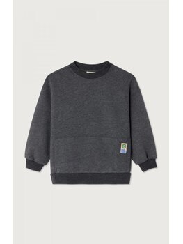 American Vintage Sweater Baptown- Donkergrijs