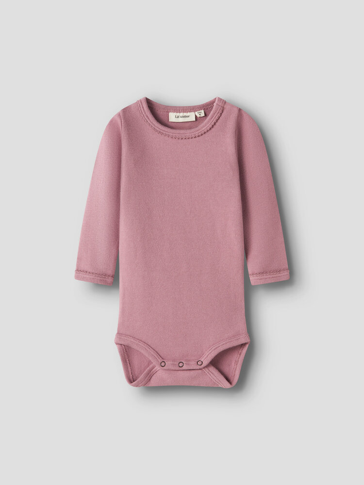 Lil atelier NBFTHORA HAF LS SLIM BODY LIL- ROSE