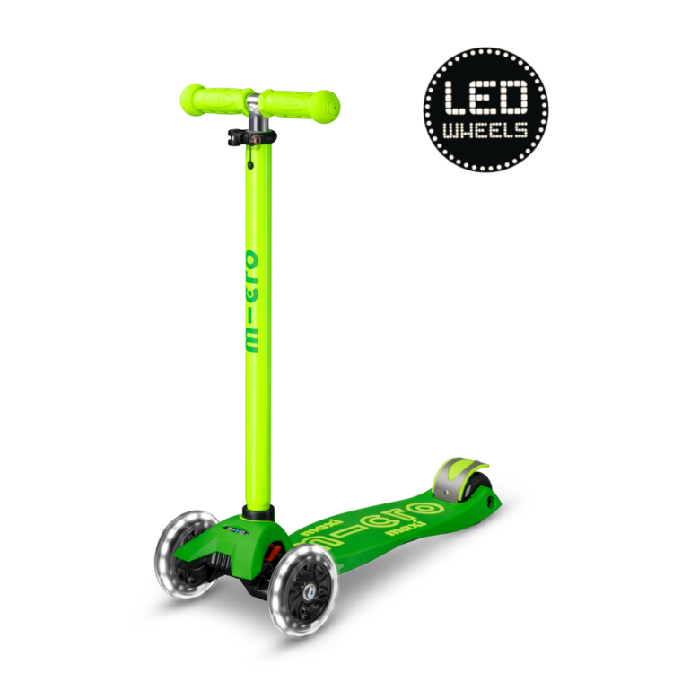 Micro step Micro Maxi Micro step Deluxe LED blauw geel neon