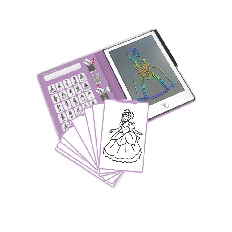 Kidywolf KIDYDRAW MINI- Tekenblok 30 princess