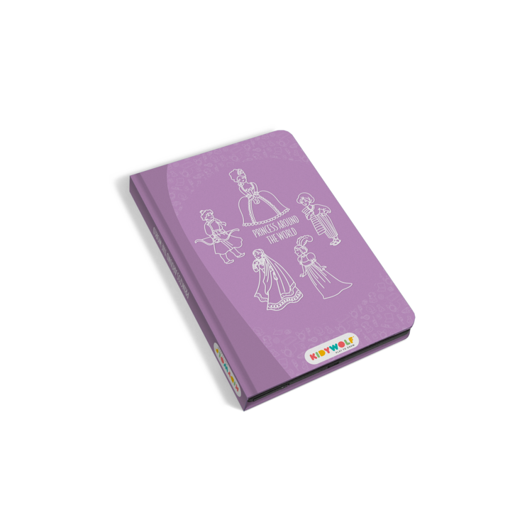 Kidywolf KIDYDRAW MINI- Tekenblok 30 princess