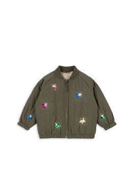 Konges Slojd JUNO SEQUIN BOMBER JACKET- KALAMATA