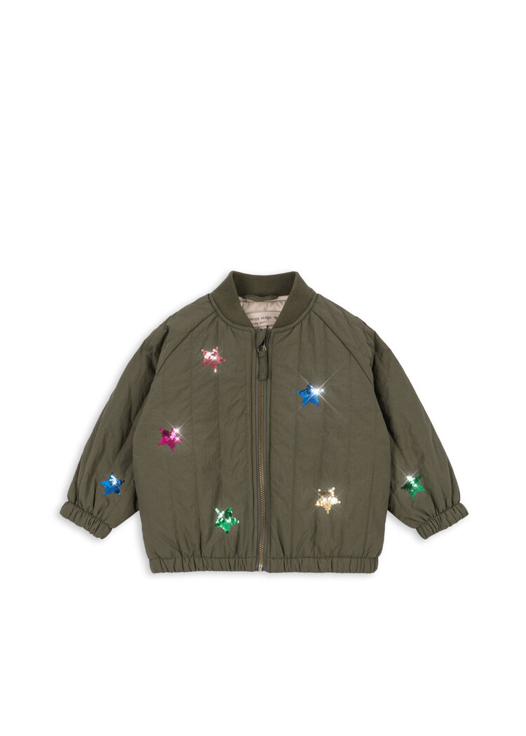 Konges Slojd JUNO SEQUIN BOMBER JACKET- KALAMATA