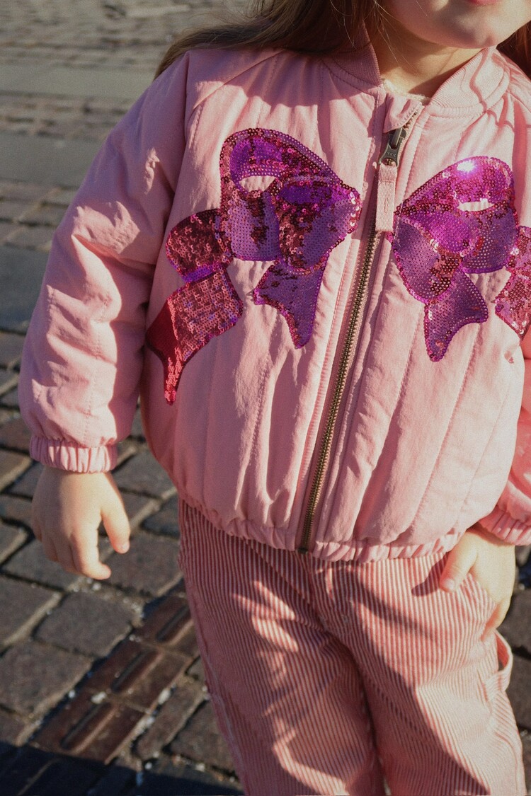 Konges Slojd JUNO SEQUIN BOMBER JACKET- ROSETTE