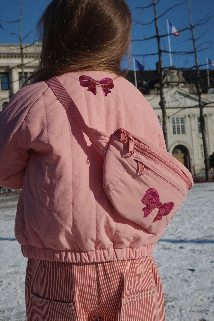 Konges Slojd JUNO SEQUIN BOMBER JACKET- ROSETTE