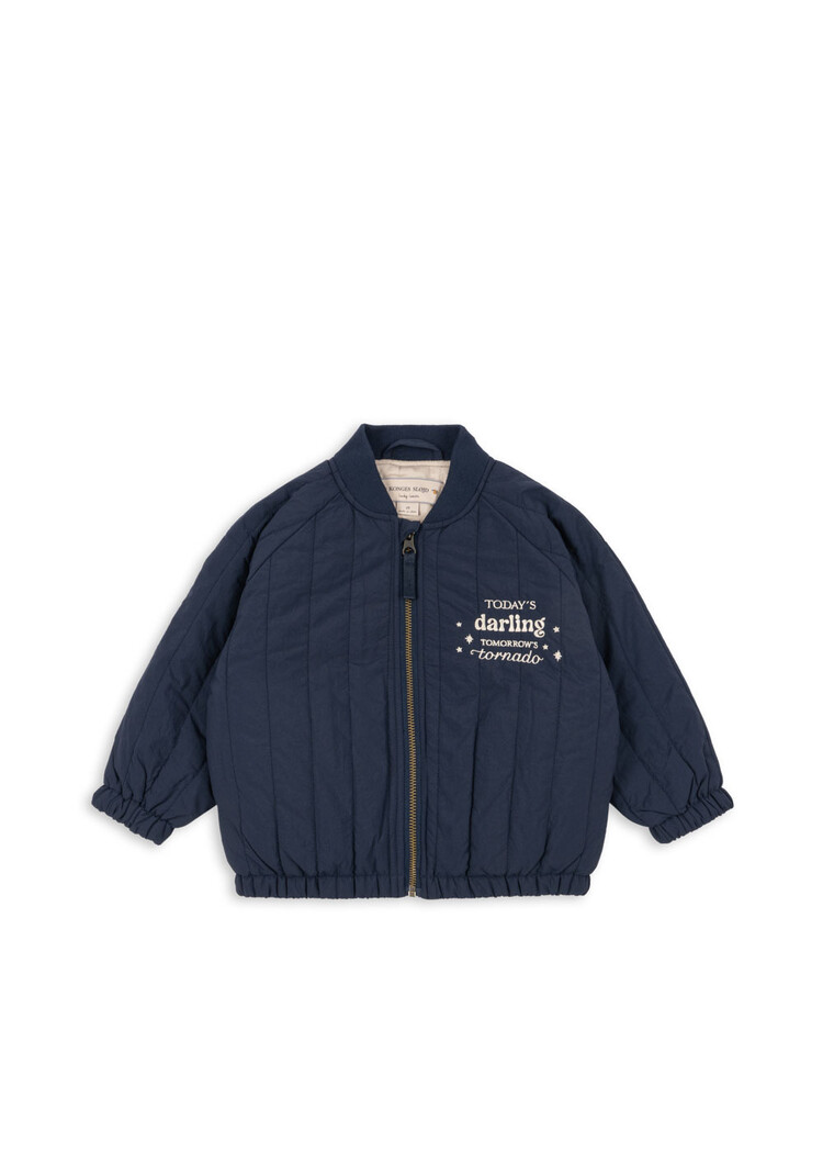 Konges Slojd JUNO BOMBER JACKET- TOTAL ECLIPSE