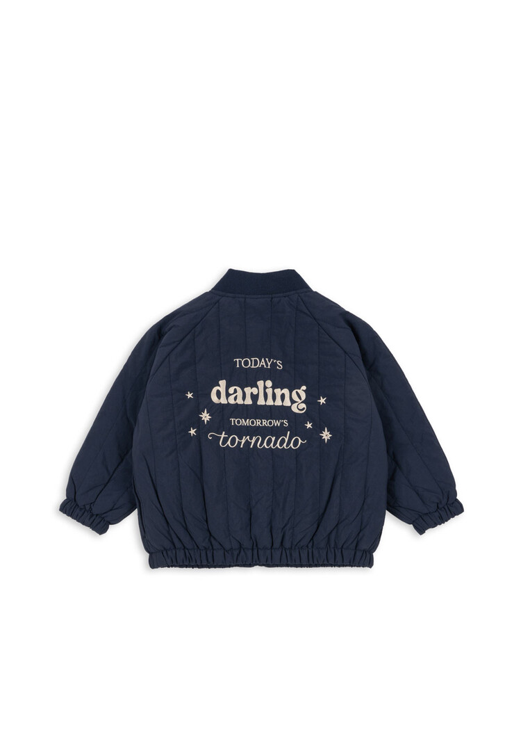 Konges Slojd JUNO BOMBER JACKET- TOTAL ECLIPSE