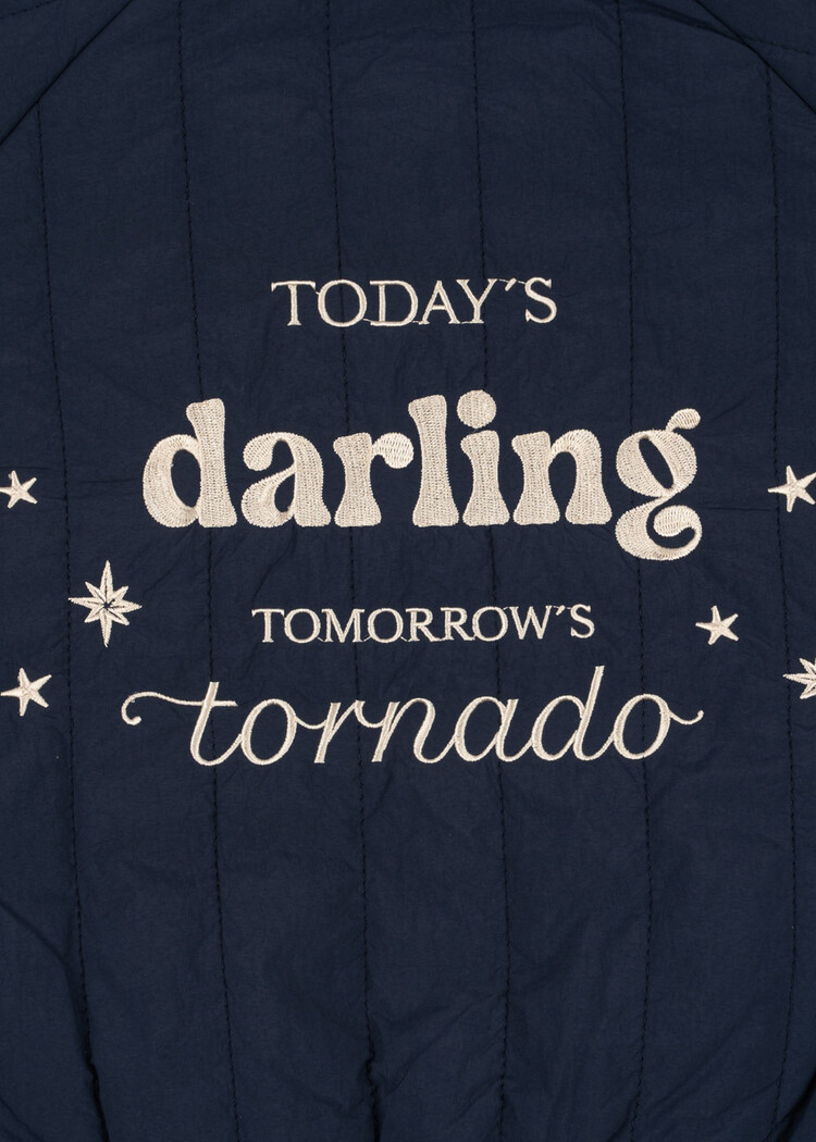 Konges Slojd JUNO BOMBER JACKET- TOTAL ECLIPSE