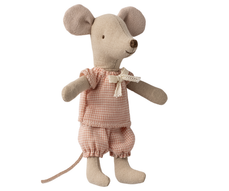 Maileg 17-5109-00 Little sister mouse in matchbox