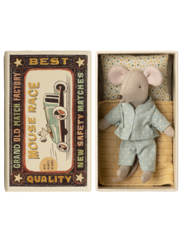 Maileg 17-5110-00 Little brother mouse in matchbox