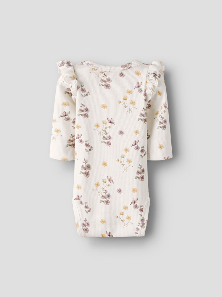 Lil atelier NBFGAVO EKO LS SLIM BODY - Flower